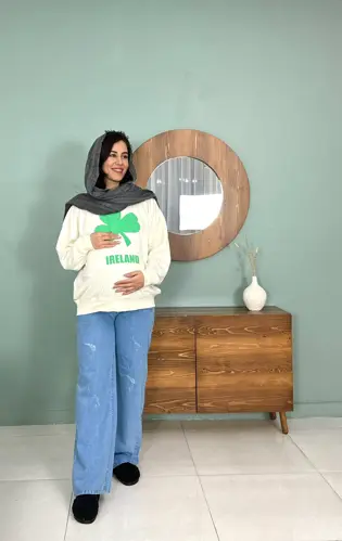 شلوار بارداری جین واید - تصویر اصلی