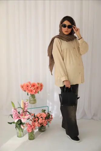 شومیز بارداری و شیردهی مدل قلب