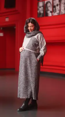 پیراهن و کت بارداری و شیردهی مدل آذر