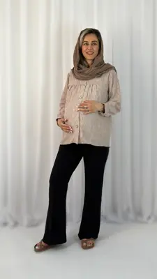 شلوار بارداری کرپ دمپا - تصویر اصلی