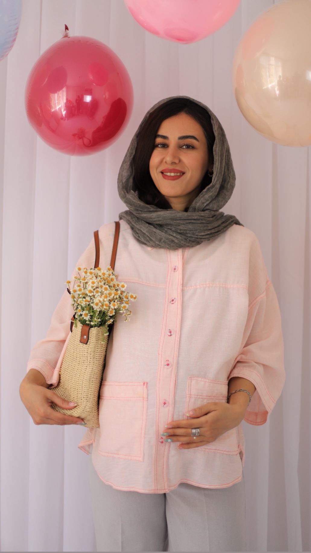 شومیز بارداری و شیردهی مدل مارشمالو